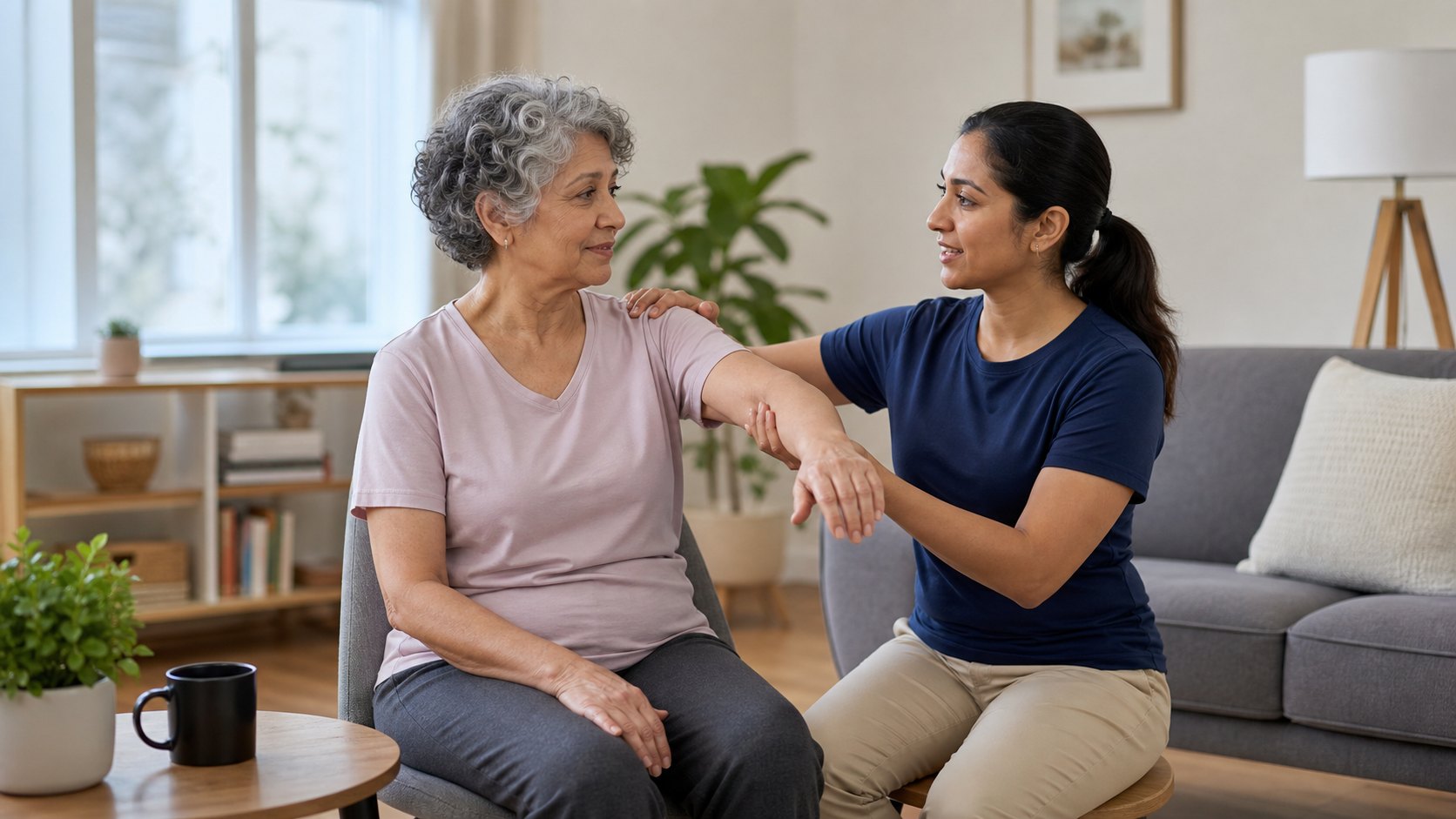 Fundamentals of Caregiving learning scene.